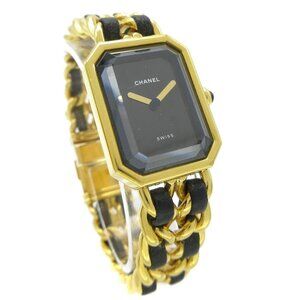 Chanel Premiere E.C.52480 #M Ladies Quartz Watch PLAQUE OR G 20M 69404